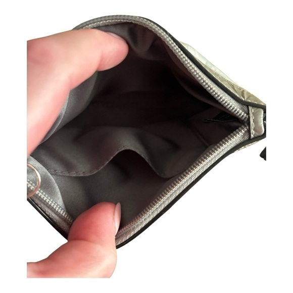 Coach Silver and Gray Wristlet - Picture 3 of 7